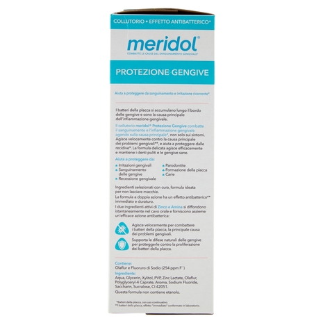 meridol collutorio Protezione Gengive con effetto antibatterico 400 ml